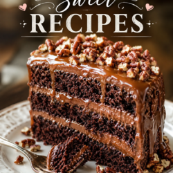 Decadent Chocolate Pecan Cake