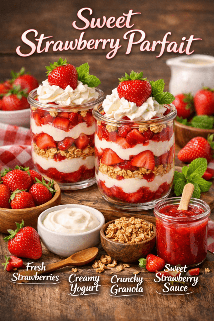 Sweet Strawberry Parfait