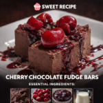 Best Cherry Chocolate Fudge Bars (Rich, Fudgy & Easy to Make) pg 1