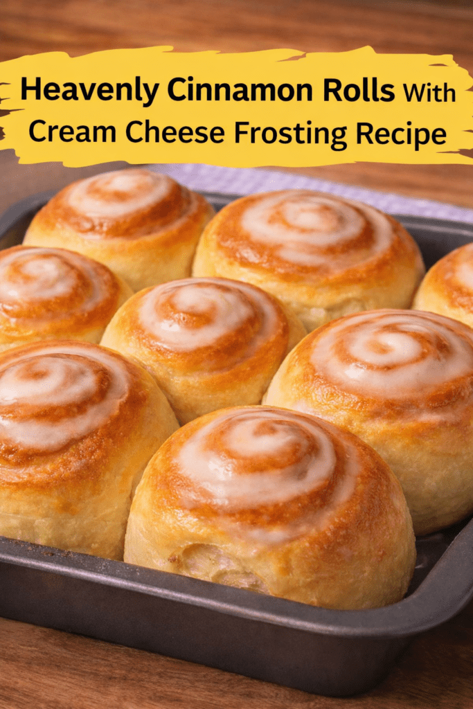 Cinnamon Rolls with Cream Cheese Frosting