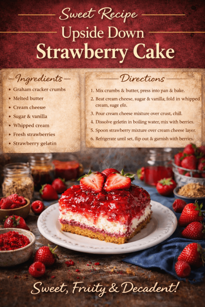 Strawberry dessert cups layered with cream and fresh strawberries