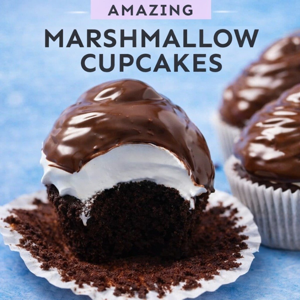 Chocolate Marshmallow Dream Cupcakes