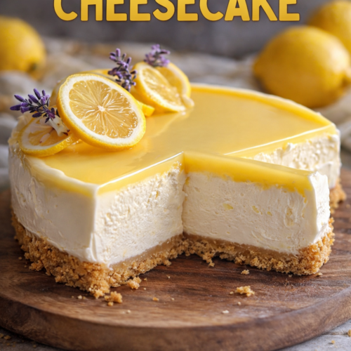 no bake lemon cheescake