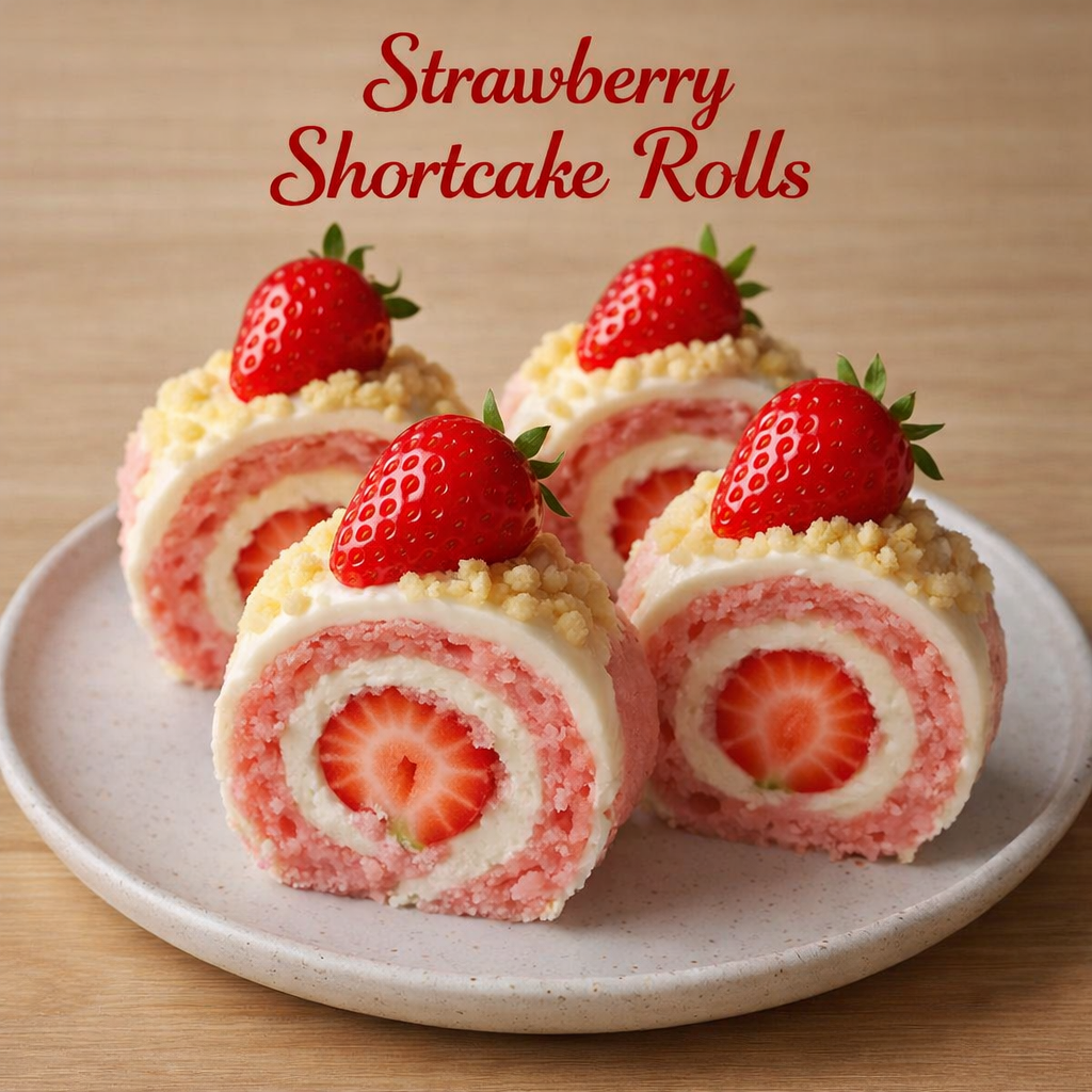 strawberry sheescake rolls
