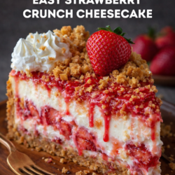 Strawberry Crunch Cheesecake