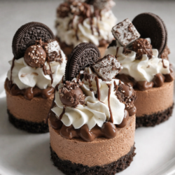 No-Bake Chocolate Cheesecake Cups