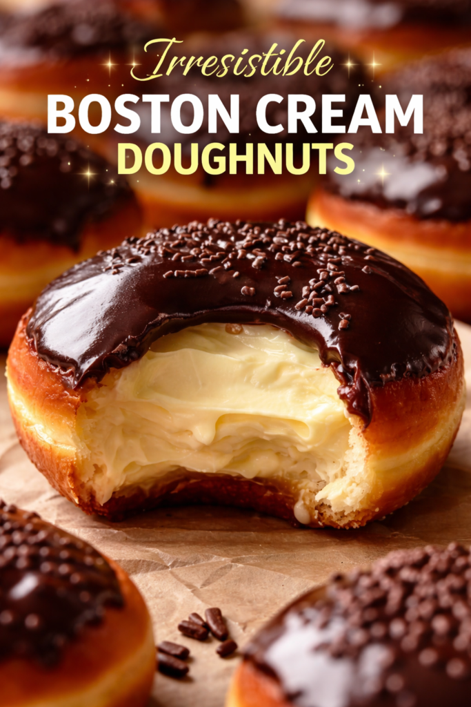 Boston Cream Doughnuts