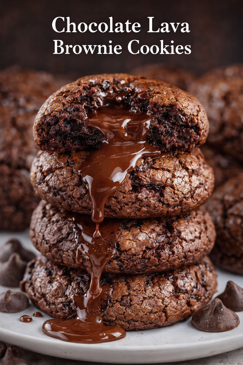 chocolate lava brawnies cookies
