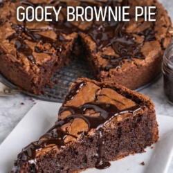 Gooey Brownie Pie