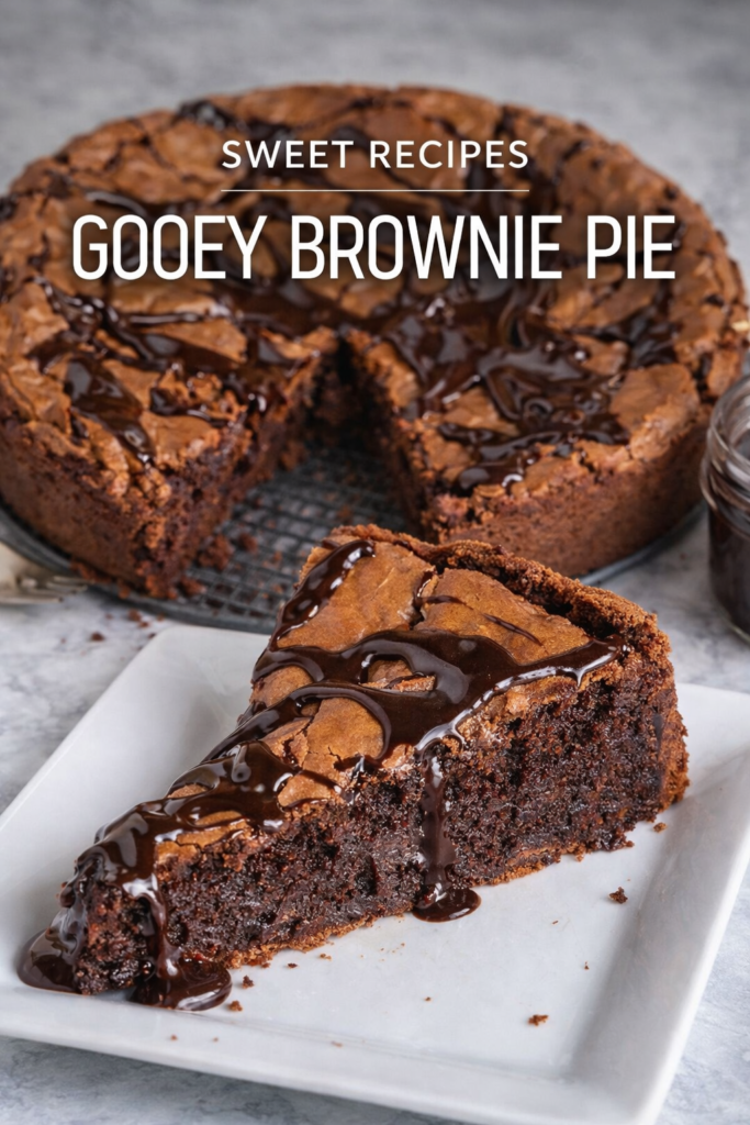 Gooey Brownie Pie