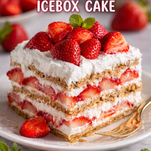 No-Bake Strawberry Icebox Cake