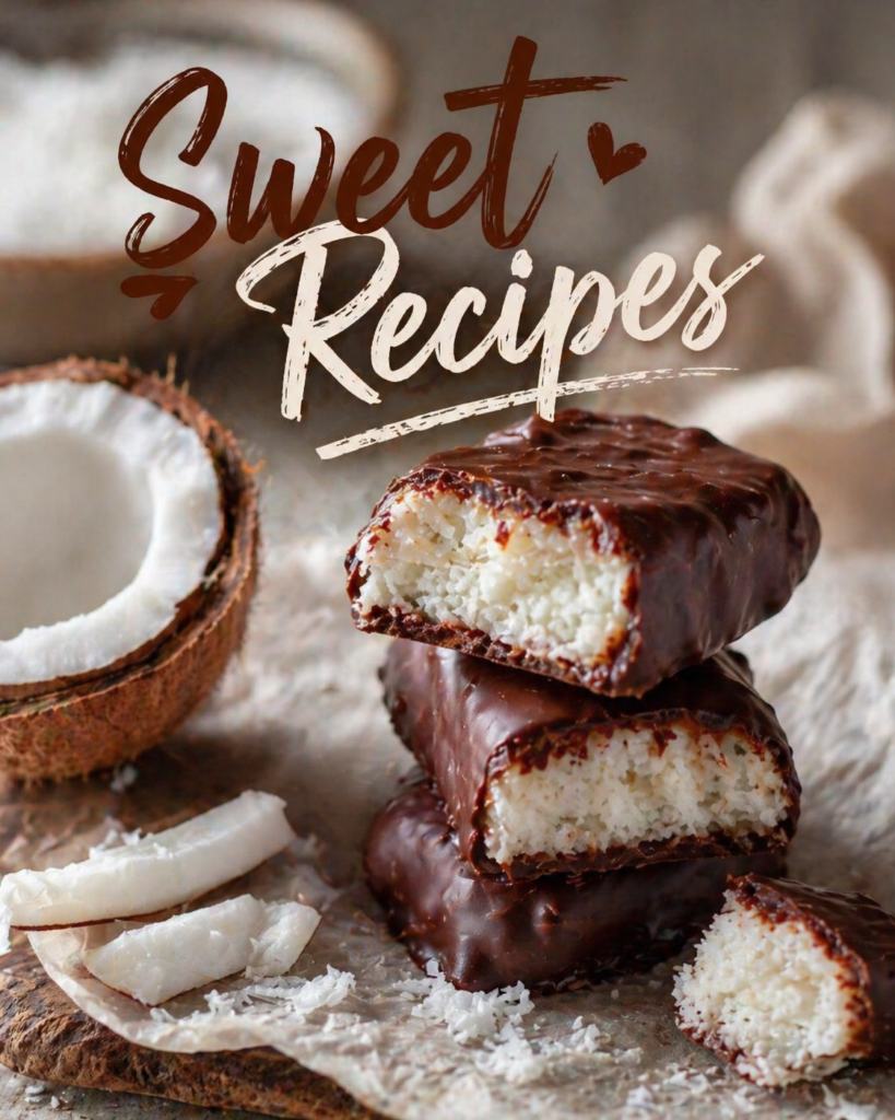 Chocolate-Covered Coconut Bars
