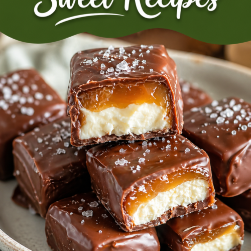 Chocolate Caramel Cheesecake Bites