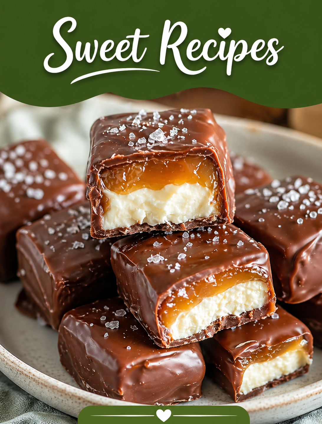 Chocolate Caramel Cheesecake Bites