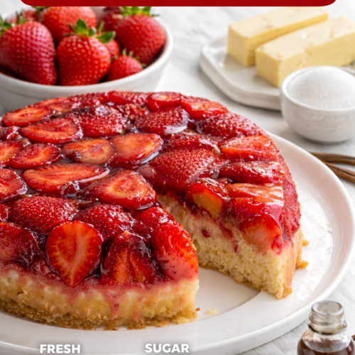Strawberry Upside-Down Cake