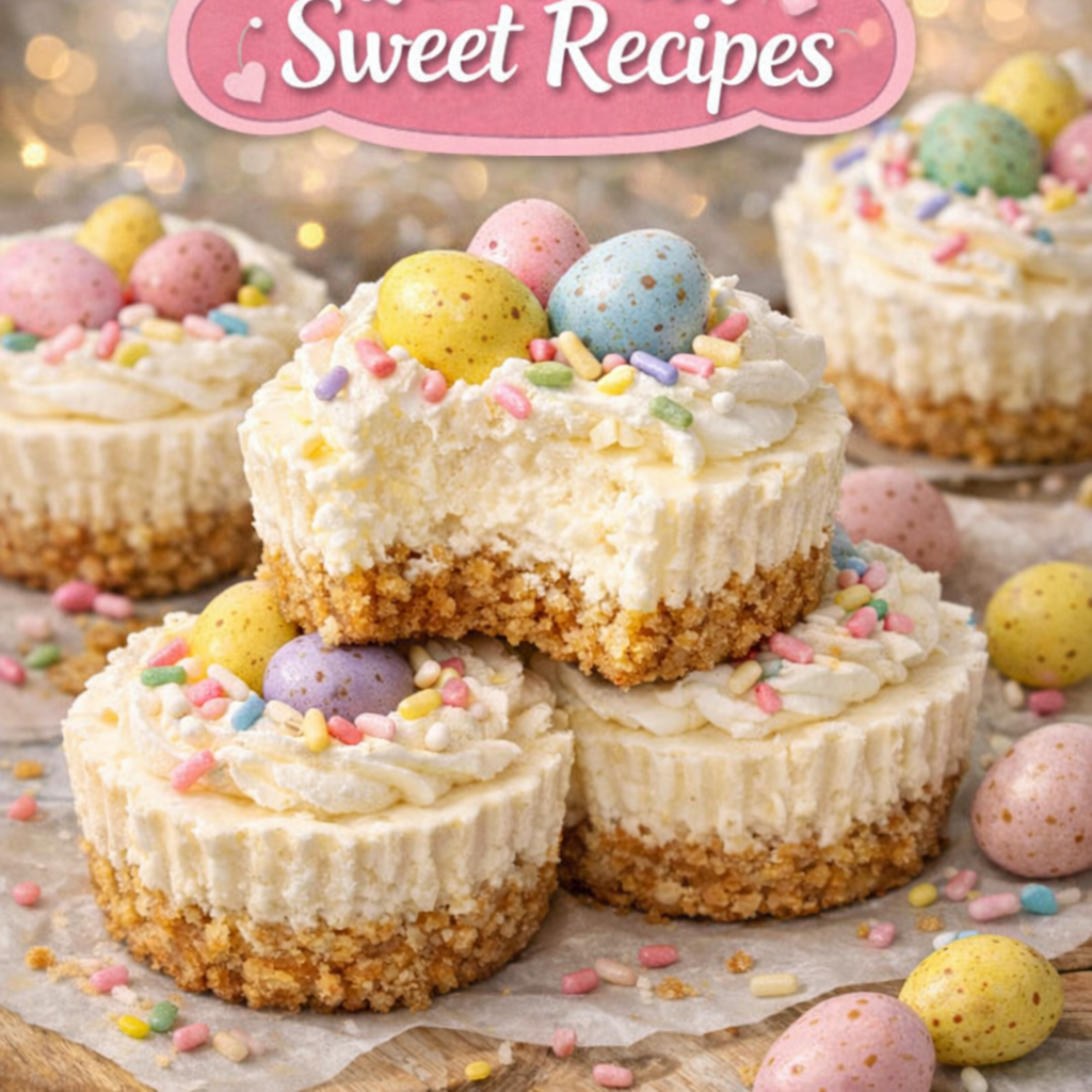 Mini Easter Cheesecake Cups