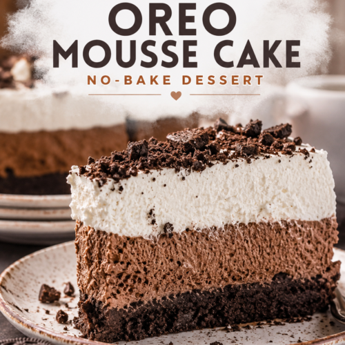 5-Ingredient Oreo Mousse Cake (No-Bake Dessert)