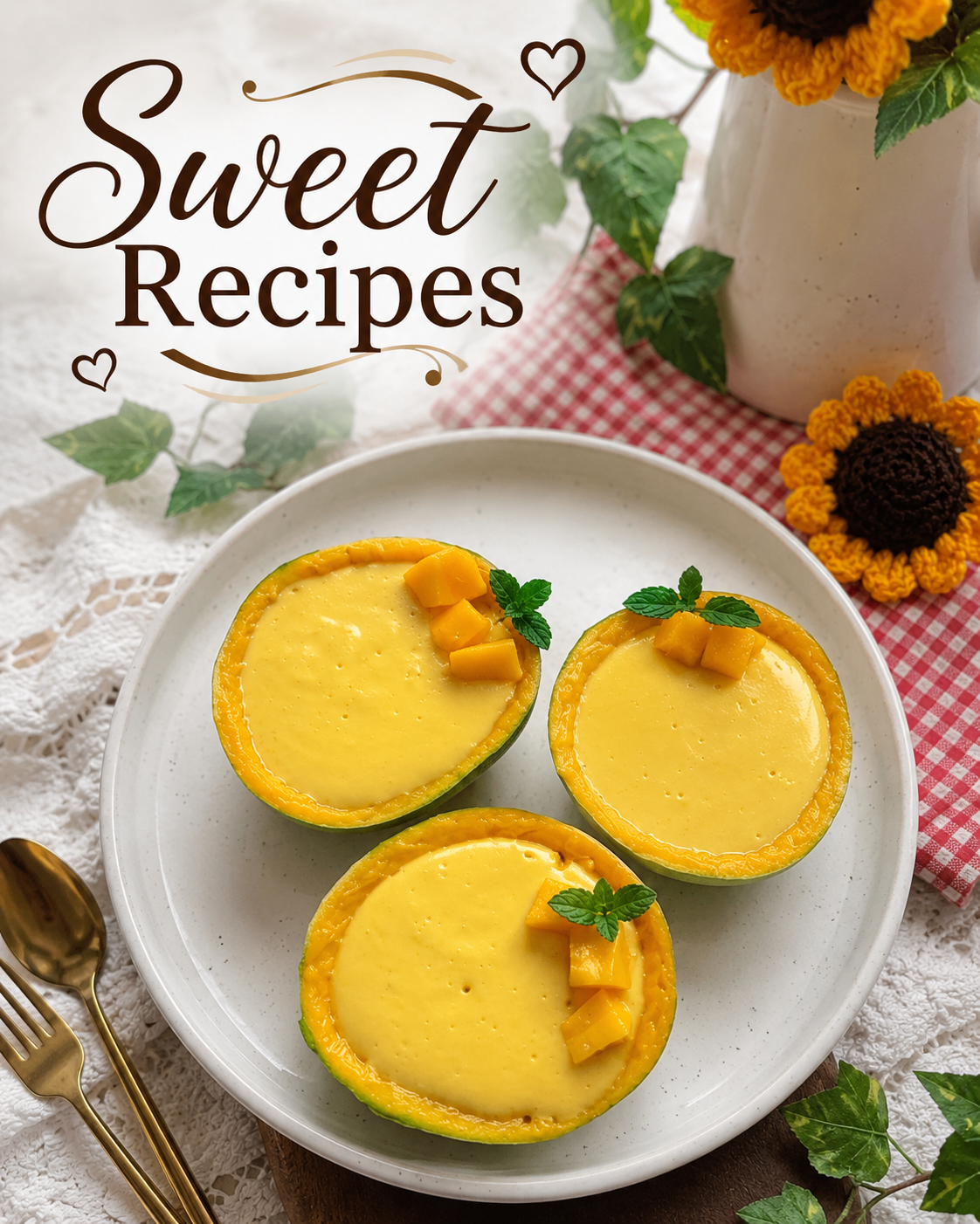 Creamy Mango Custard Cups